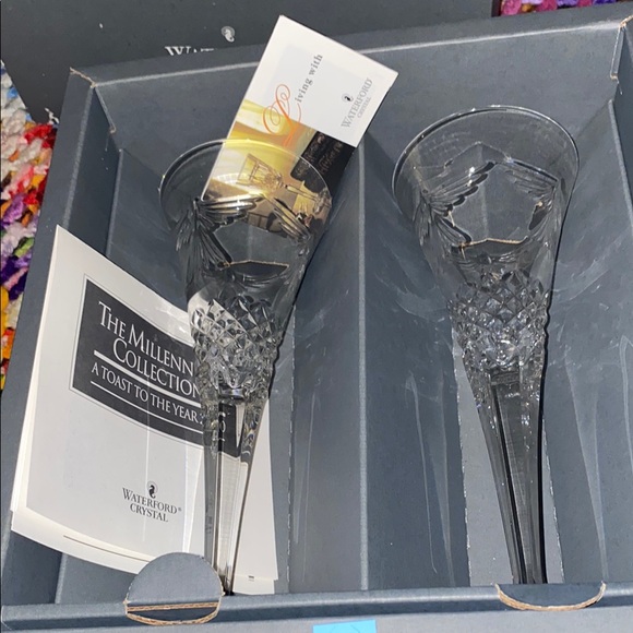 The Millennium Collection Crystal Toasting Glass - Picture 5 of 7